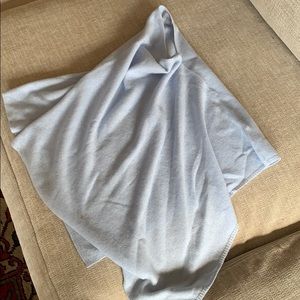 Blue cashmere shawl